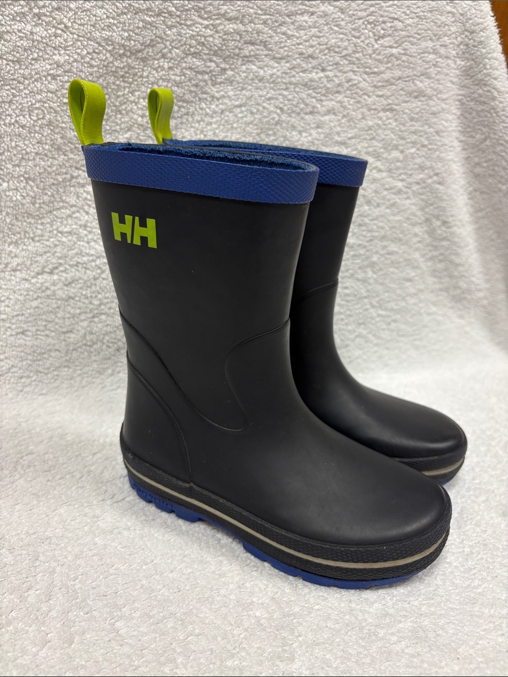 Helly Hansen midsund rubber rain boots boys toddler size 8
